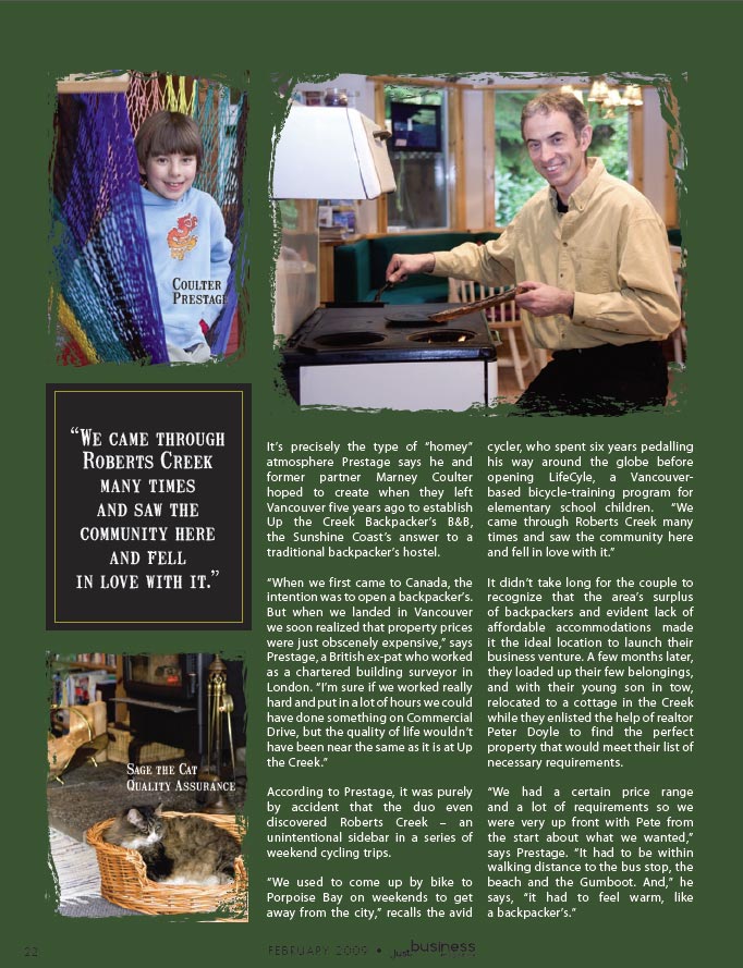 Just Business Magazine article page 2